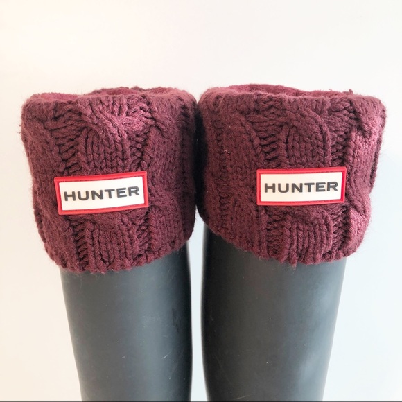 Hunter Shoes - HUNTER Cable Knit Cuff Tall Boot Socks